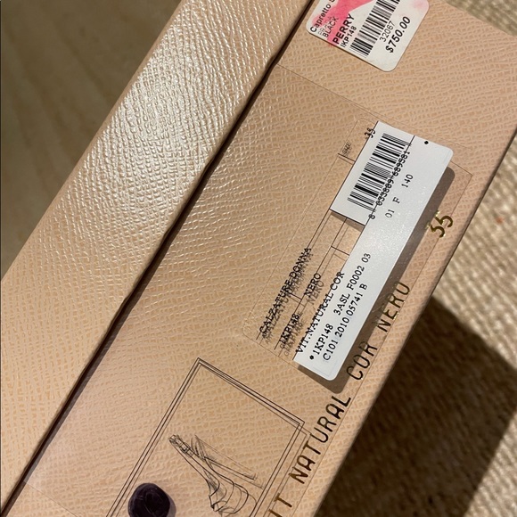 Prada leather black platform stacked heel - Picture 7 of 8